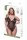 Baci Teddy aus Spitze und Netzstoff Schwarz Queen Size