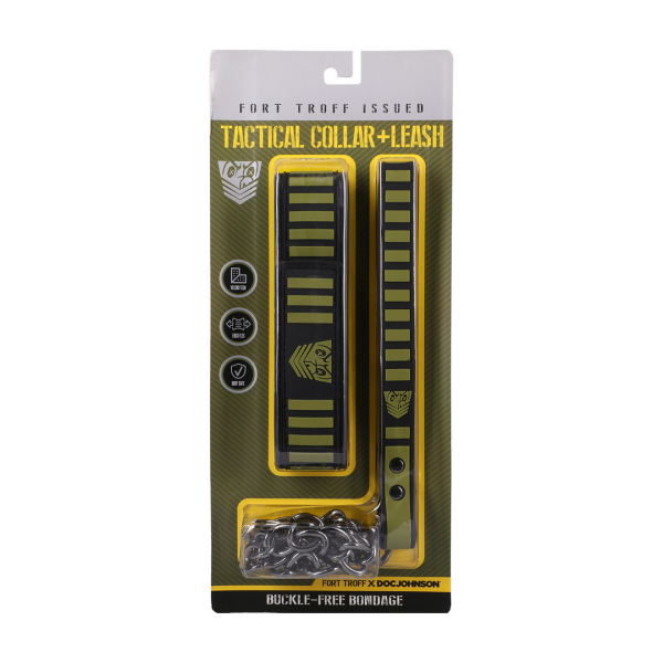 Doc Johnson Tactical Halsband und Leine Mehrfarbig