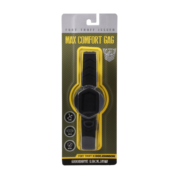 Doc Johnson Max Comfort Gag Black &Oslash; 5.1 cm
