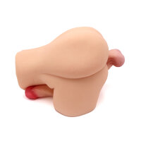 Kiotos Masturbator Penis in Ass & Dildo Beige 6,5 kg