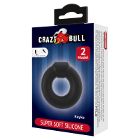 Crazy Bull Kayke Model 2 Penisring Schwarz &Oslash; 2,5 cm