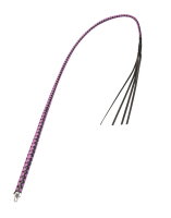 RISE Feather Hard Whip Leather Black Purple