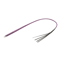 RISE Feather Hard Whip Leather Black Purple