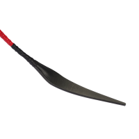 RISE Pulse Devil&rsquo;s Tongue Peitsche Leder Rot Schwarz