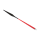 RISE Pulse Devil&rsquo;s Tongue Peitsche Leder Rot Schwarz