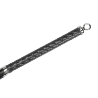 Rise Long Flogger with Soft Ends Black