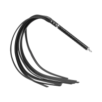 Rise Long Flogger with Hard Ends Black