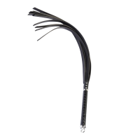 Rise Long Flogger with Hard Ends Black
