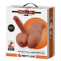 Crazy Bull Ryhne Ass und Penis Masturbator Beige