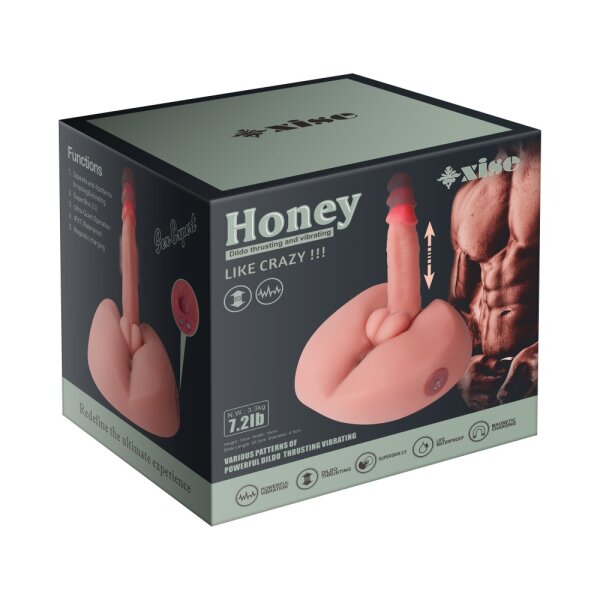 XISE Honey Ass masturbator with dildo 3.2 kg beige