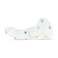 Easy Toys Dildo Collection Blossom Bliss Medium Dildo with Blue Flowers