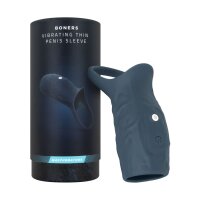 Boners Vibrierender Penissleeve Blau 12,8 cm