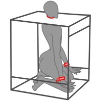 Secret Dome Kink Club Cabina Bukkake  Black/Red