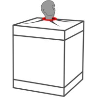 Secret Dome Kink Club Cabina Bukkake  Black/Red