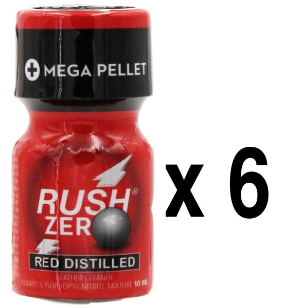 RUSH ZERO Red Distilled 10 ml 6-18 St&uuml;ck