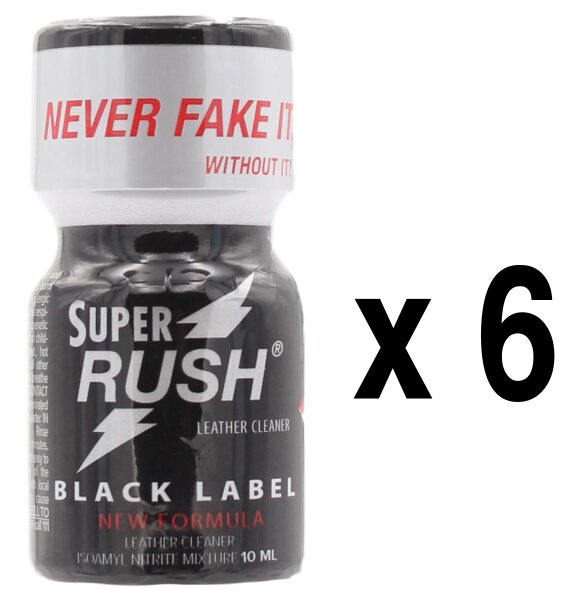 Super Rush Black Label 10 ml 6-144 St&uuml;ck
