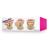 Jiggle Me Drunk 3-Glass Boob Shot Set