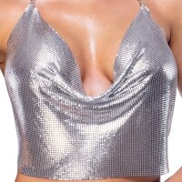 Cottelli Collection Top Metall silber