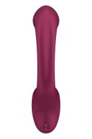 Satisfyer G for Goddess 2 Rabbit Vibrator Dark Red
