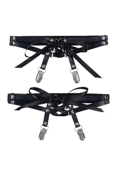 Sportsheets Lace Up Strumpfb&auml;nder Schwarz One Size