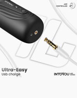 IY Egor Thrusting & Rotating Masturbator App-Controlled Black