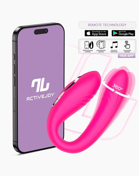 IY Couty P&auml;rchenvibrator App-gesteuert Pink 10.3 cm &Oslash; 3,4 cm