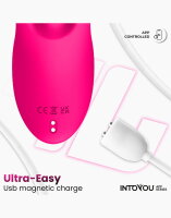 IY Derek Vibrator mit Fingerbewegung und App- Steuerung Pink 18 cm &Oslash; 5,5 cm