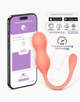 IY Kyra Beckenbodentrainer mit App-Steuerung Orange &Oslash; 3 cm