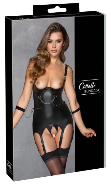 Strapshemd Bondage  mit halben Cups S - XL