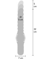 Hidden Desire Anal Power Thrusting Vibrator 37 cm  &oslash; 5 cm Black