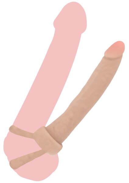 TOYJOY Dong Double Trouble Silicone Skin