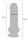 TOYJOY Deluxe Dual Density Thick Dildo TPE 23 cm  &oslash; 5,5 cm  Beige