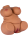 Hidden Desire Fat Fuck Queen Masturbator 6 kg 31 cm Braun