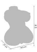 Hidden Desire Juicy Double D 5 kg 36 cm Beige