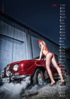 PIN-UP Kalender Oldtimer and Girls 2026