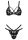 KOTEK 2 Pcs Set TP103-2 Black L/XL