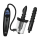 XR Brands Rosebud Driller Deluxe Set  Vibrating Silicone Rosebud Pump Transparent