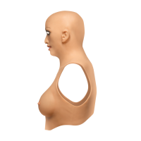 XR Brands Sexy Skin Suit Silicone Head Face and C Cup Breasts
