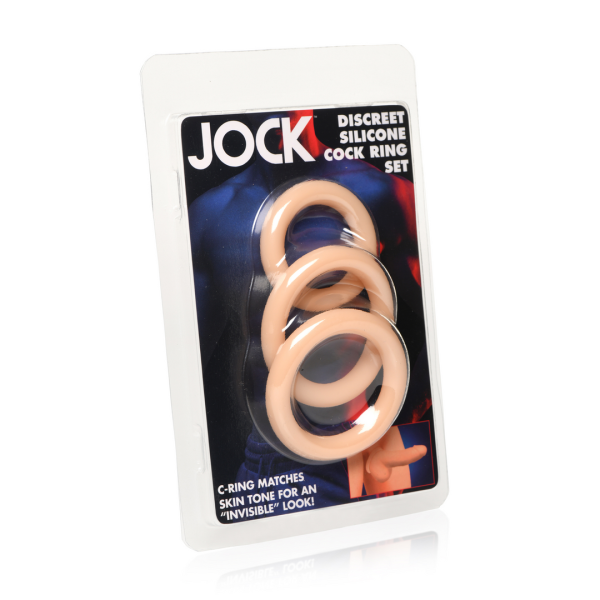 XR Brands Conjunto de Anillos de Silicona Discretos 3 Piezas Ligero