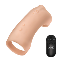 XR Brands Manga de Silicona Vibrante para Pene Ligera