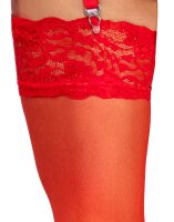 Cottelli Collection Str&uuml;mpfe rot L