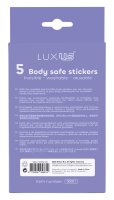 Luxus Self-Adhesive Stickers in a 5-Piece Set Transparent