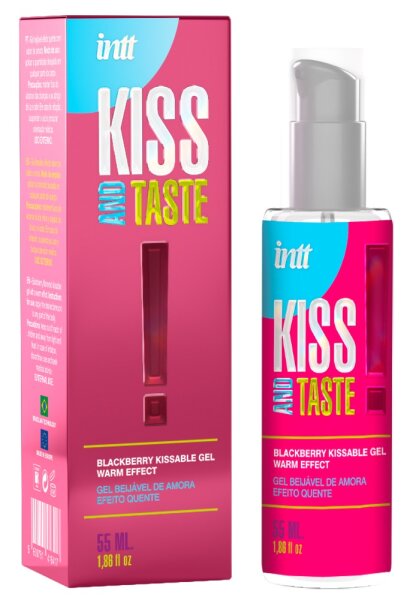 intt Kiss and Taste! Warming Gel with Blackberry Flavor 55 ml