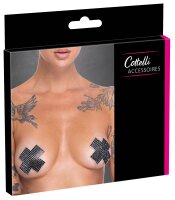 Cottelli Collection Nipple Jewellery cross black
