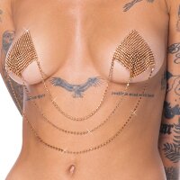 Cottelli Collection Nipple Jewellery gold