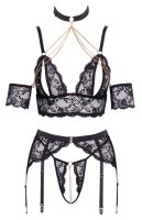 Abierta Fina Top Suspender Set S