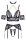 Abierta Fina Top Suspender Set M