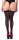 Noir Hold-Up Stockings without Foot Black S