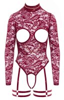 Abierta Fina Body busenfrei rot L