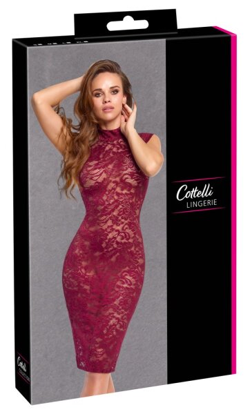 Cottelli Collection Lace Dress red L